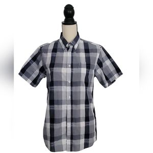 GIOBERTI Boys Plaid Short Sleeve Button Down Shirt - Youth Size -16